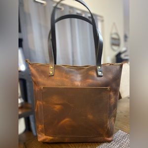 Portland Leather Goods Large Classic Tote in Canyon - NEW out of box!
